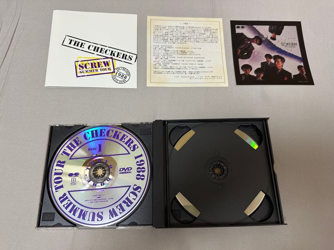 チェッカーズ 1988 SCREW SUMMER TOUR DVD