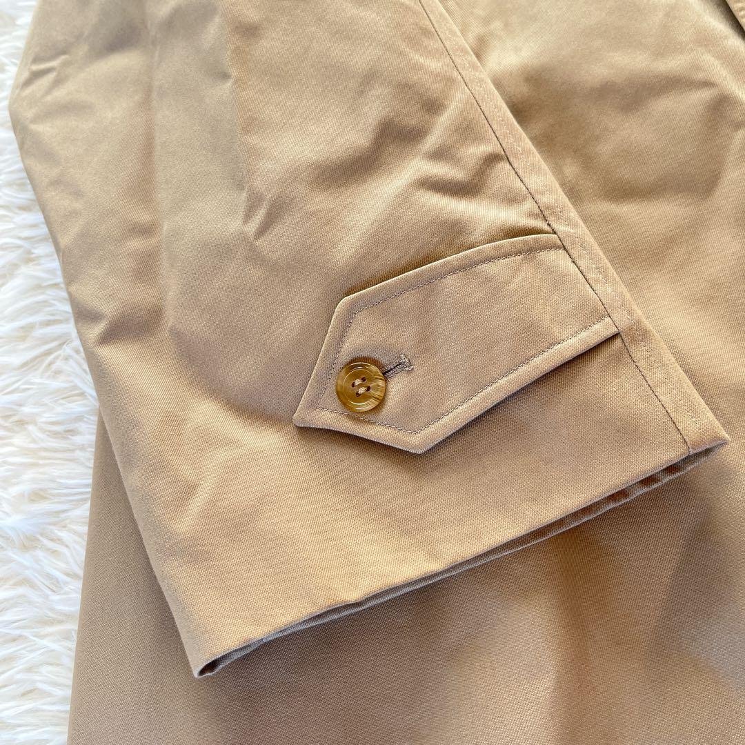 美品　英国製　バーバリー　ステンカラーコート　ベージュ　ライナー付　ノバチェック