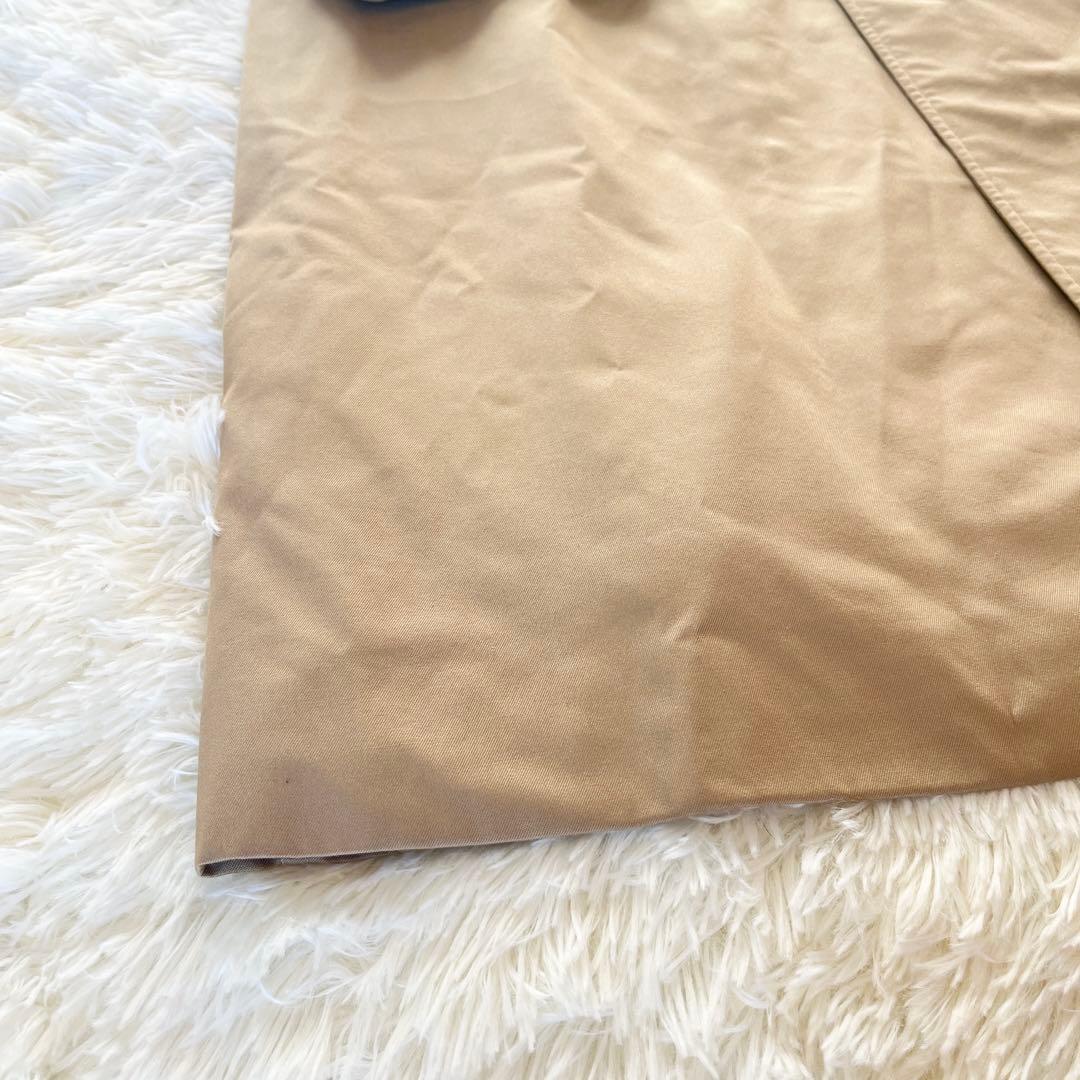 美品　英国製　バーバリー　ステンカラーコート　ベージュ　ライナー付　ノバチェック