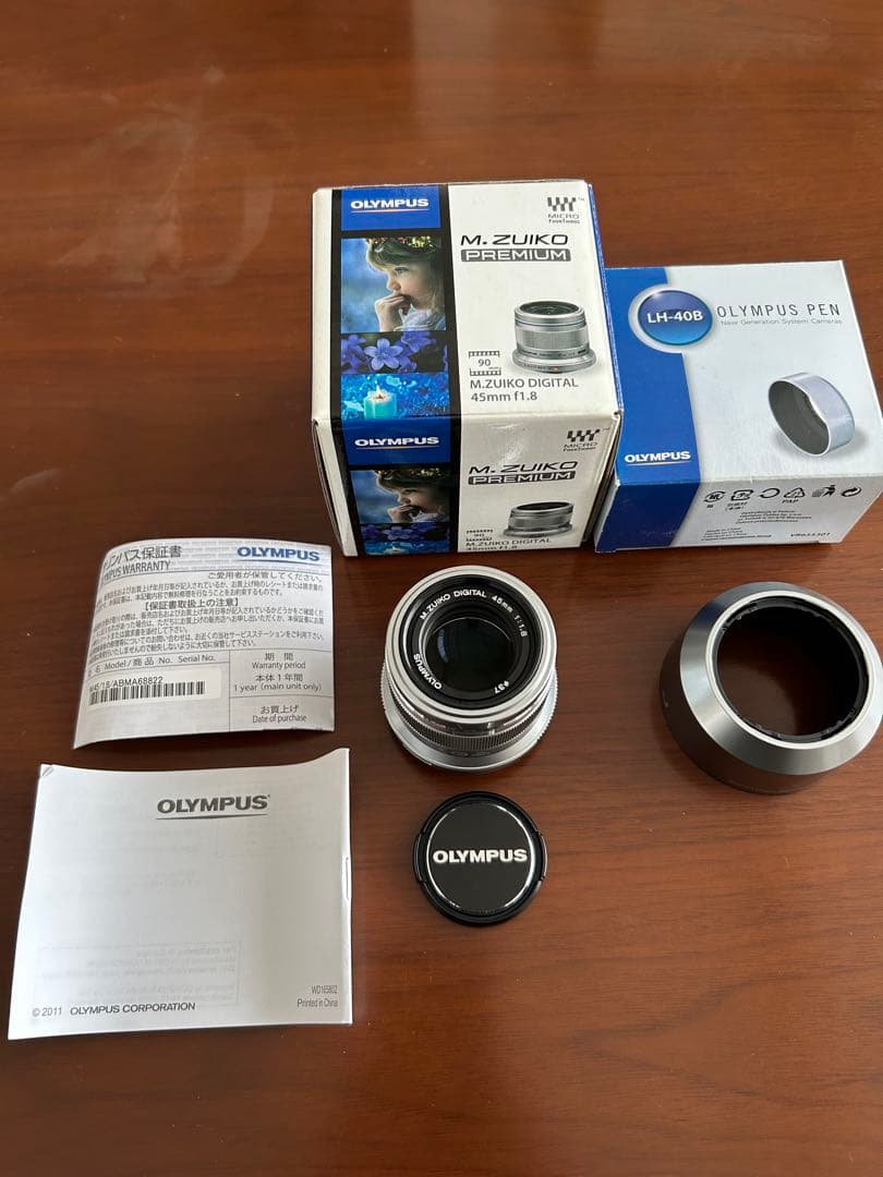 レンズ(単焦点) OLYMPUS M.ZUIKO DIGITAL 45mm f1.8/LH-40B