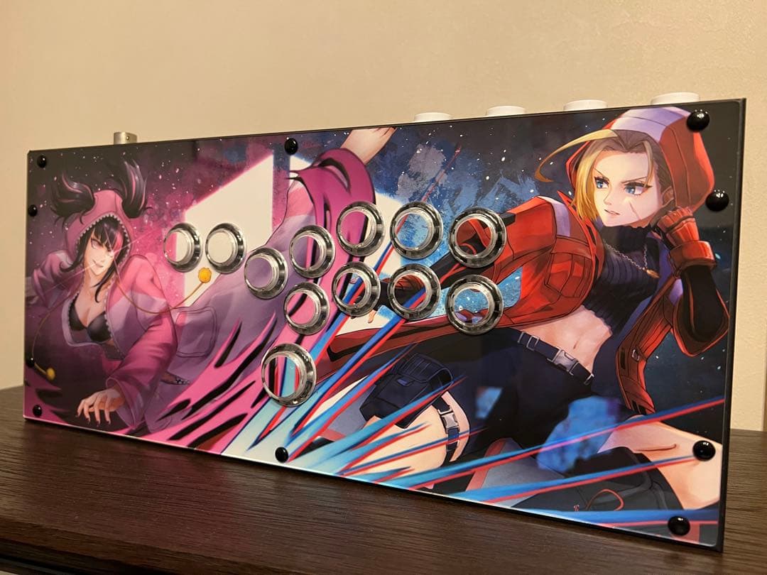 hitBOX オリジナル天板　ジュリ&キャミー　純正天板+純正ボタン付属品全て有