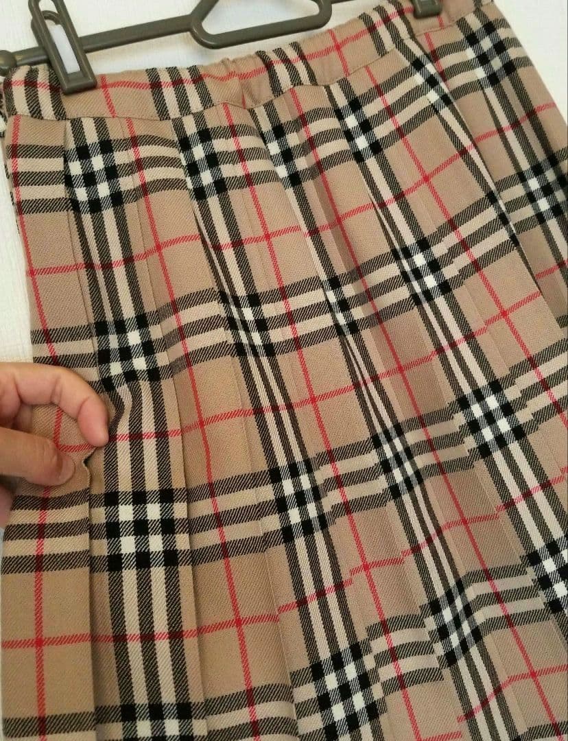 バーバリープリーツスカート美品良品キッズ◯大人◯150 160S 2度使用品◯