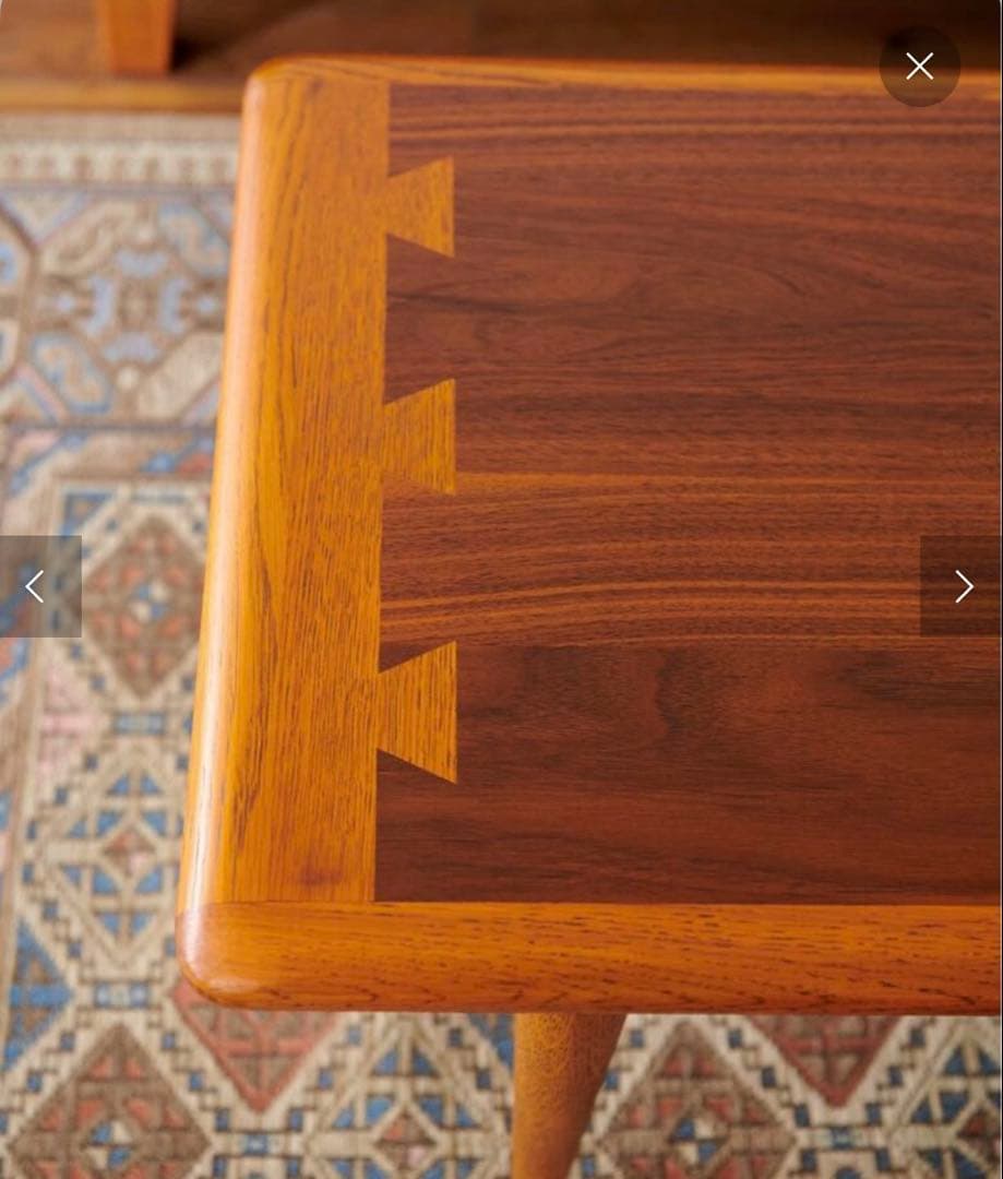 【美品】送料込み　ACME ローテーブル 幅120cm 定価74800円