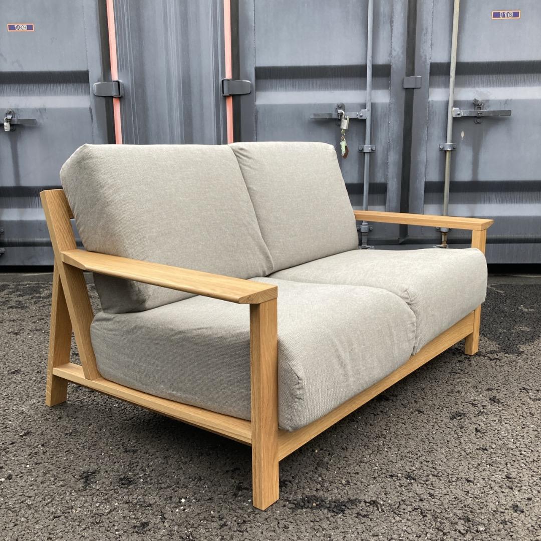 【お値下げOK】綺麗 無印 MUJI ソファ ウレタンポケットコイル２シーター