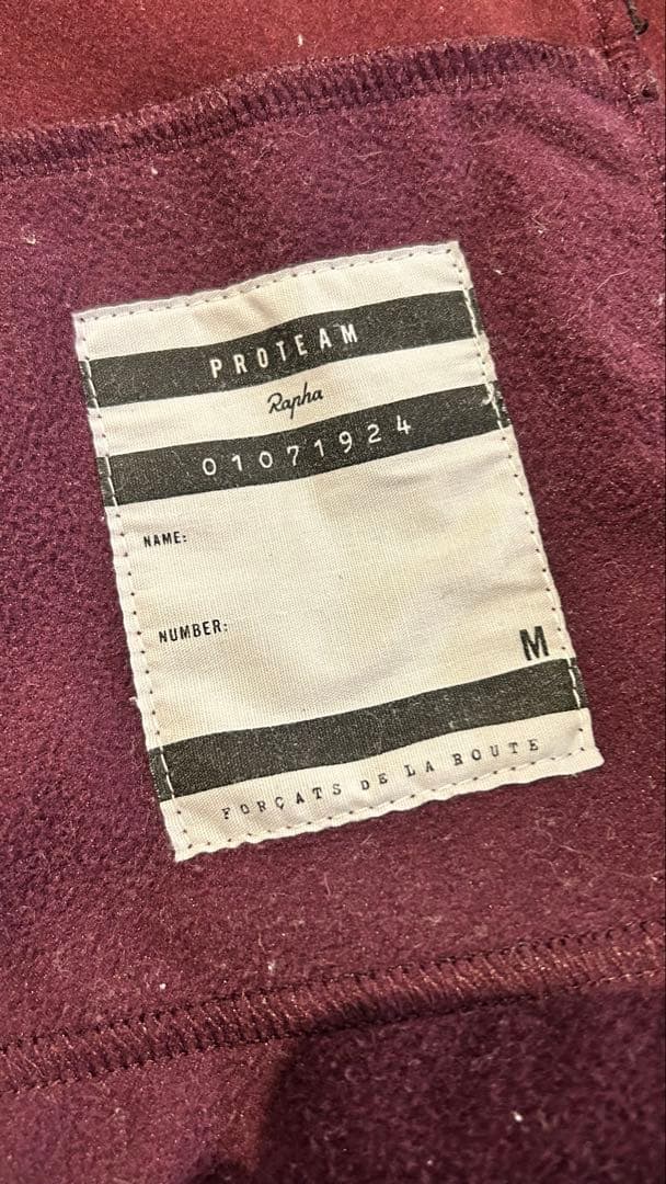 Rapha pro team winter jacket　メンズMサイズ