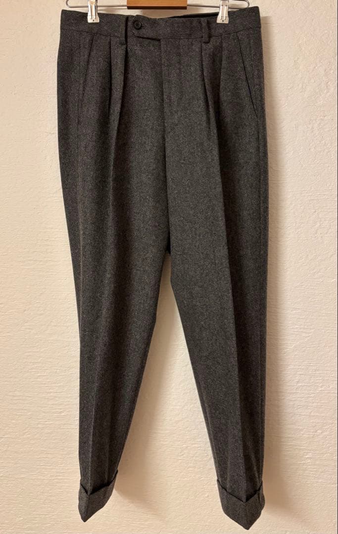 BRITISH MADE オフィサーパンツ ポーツマス フランネル