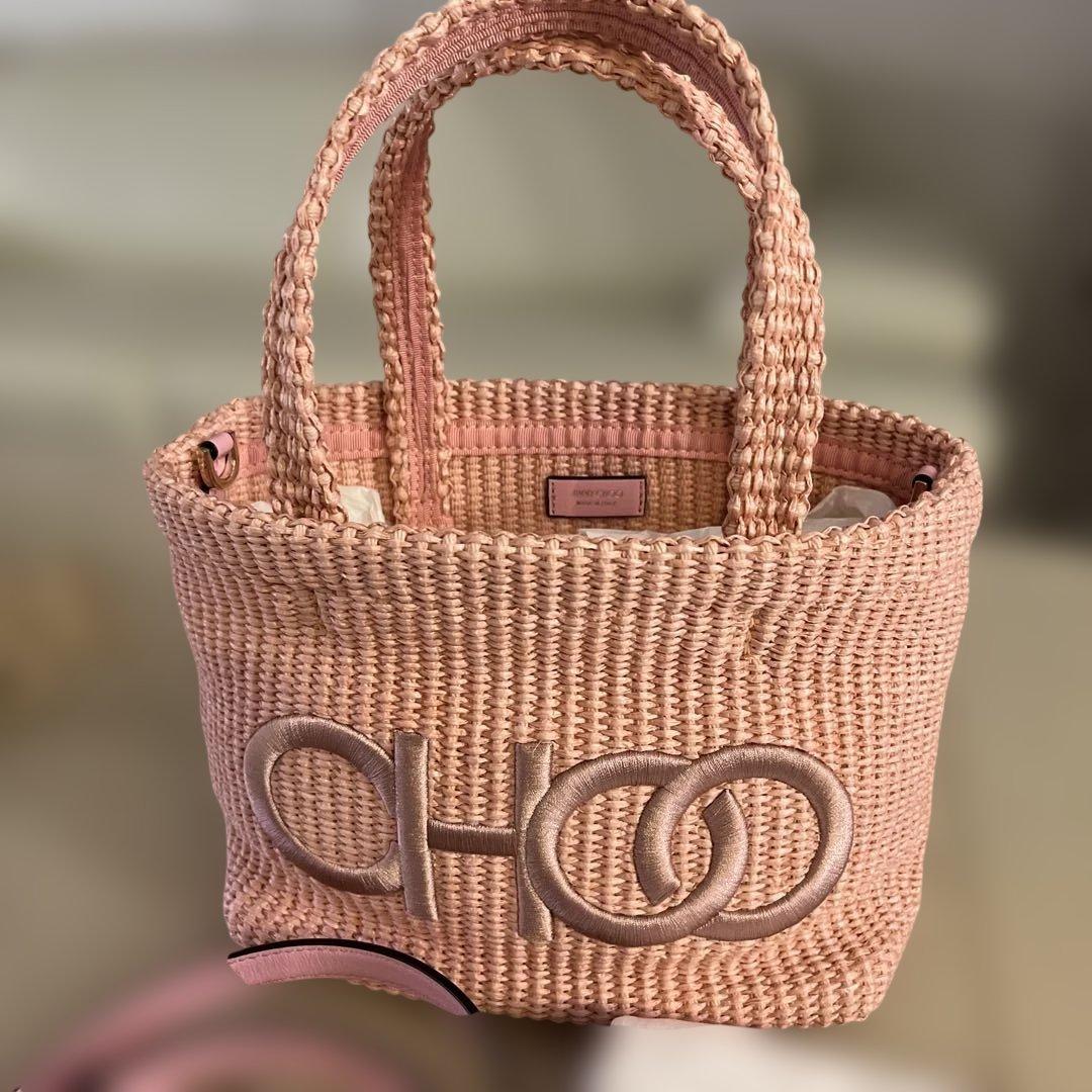 ジミーチュウ　かごバッグ