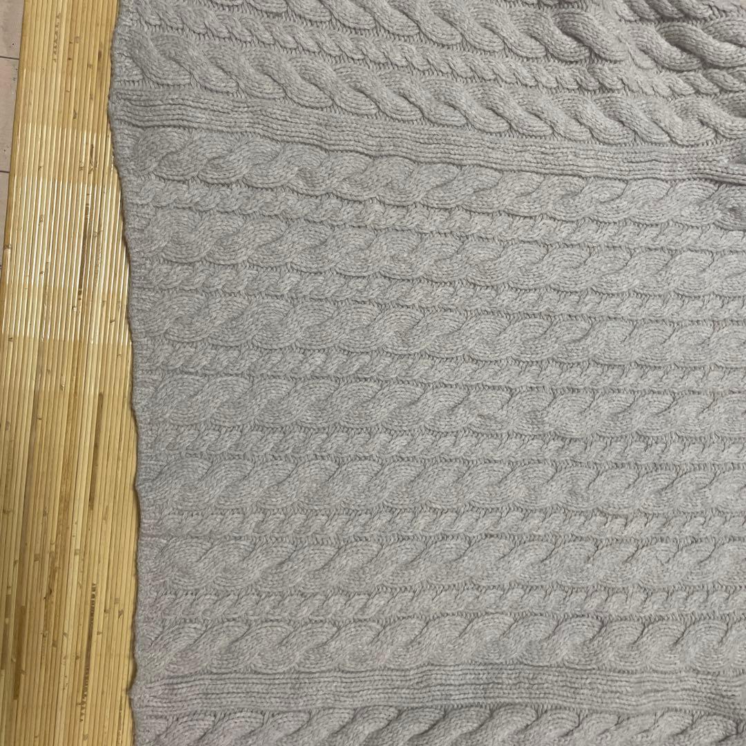 ZARA ケーブルニット　コート　カーディガン　ストール