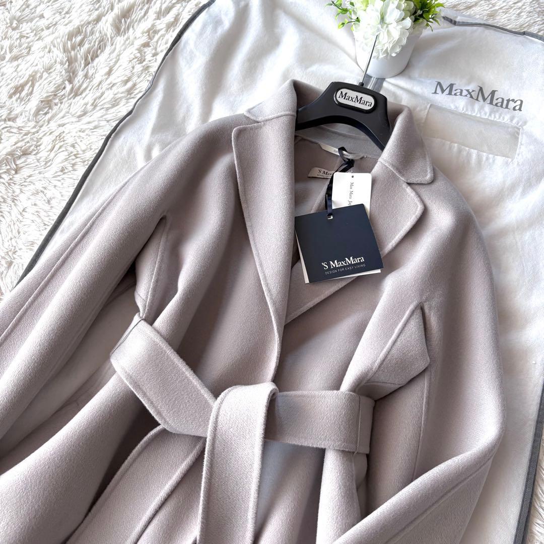 新品タグ付き‼️プレシャス掲載マックスマーラ クチートアマーノダブルフェイスコート