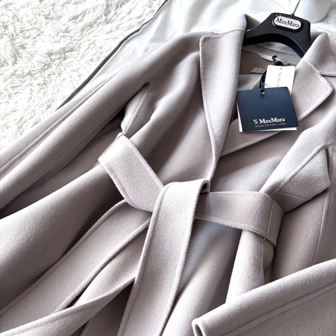 新品タグ付き‼️プレシャス掲載マックスマーラ クチートアマーノダブルフェイスコート