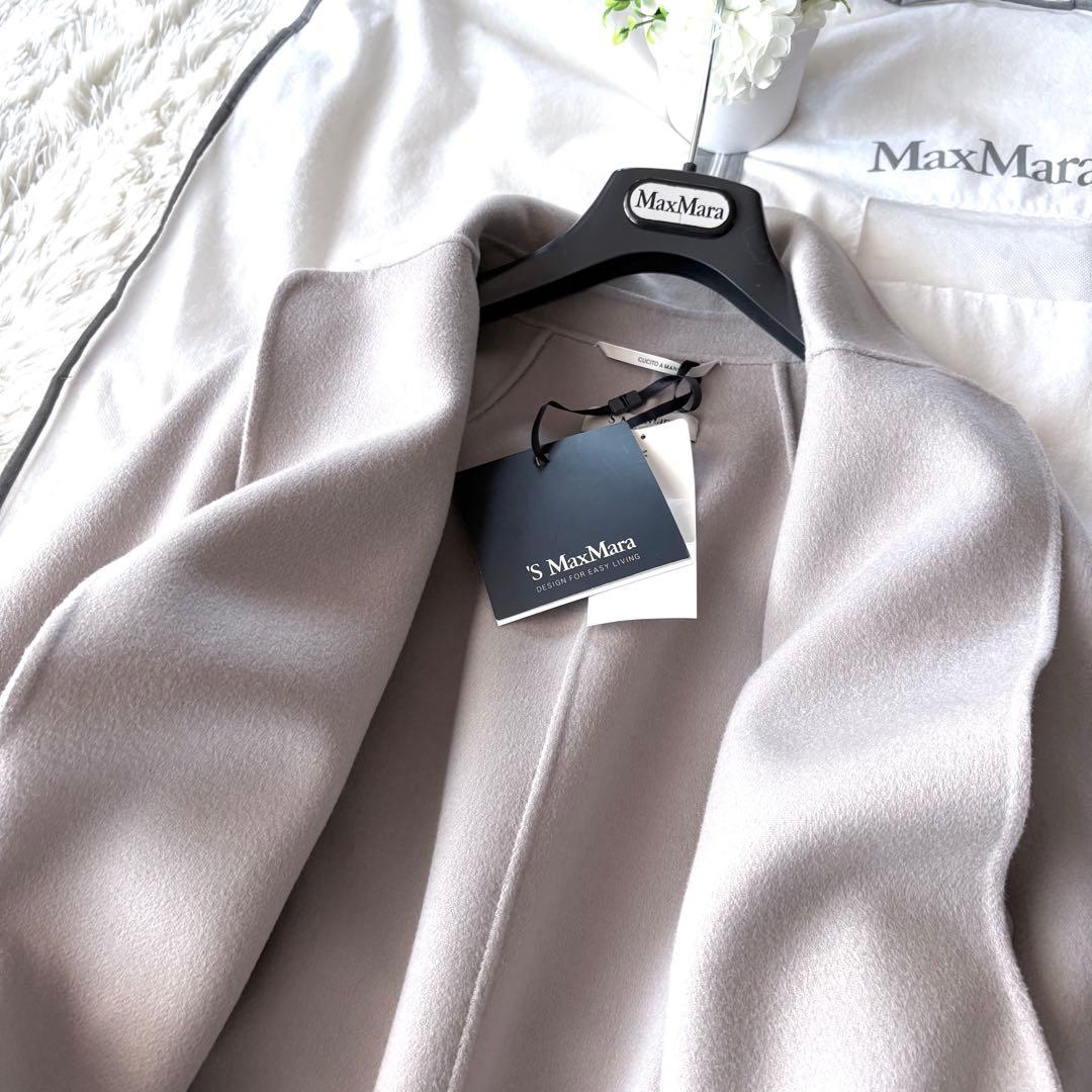 新品タグ付き‼️プレシャス掲載マックスマーラ クチートアマーノダブルフェイスコート