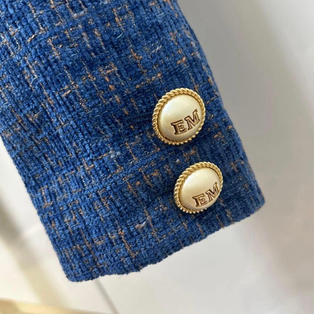 ツイードセットアップ ブルー エイミーイストワール