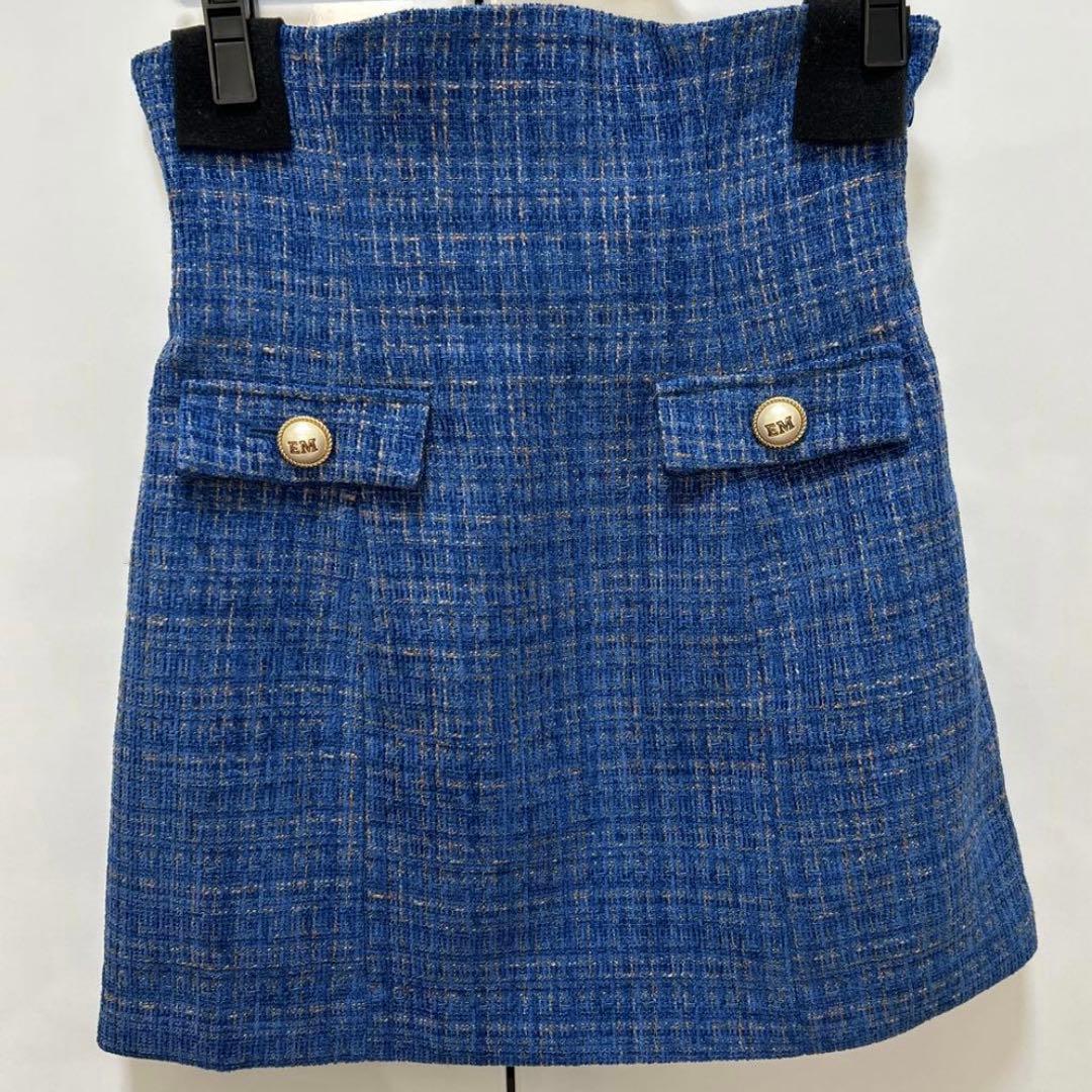 ツイードセットアップ ブルー エイミーイストワール