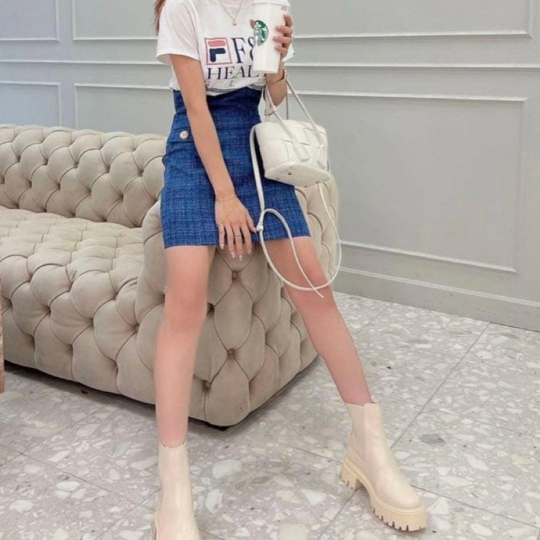 ツイードセットアップ ブルー エイミーイストワール