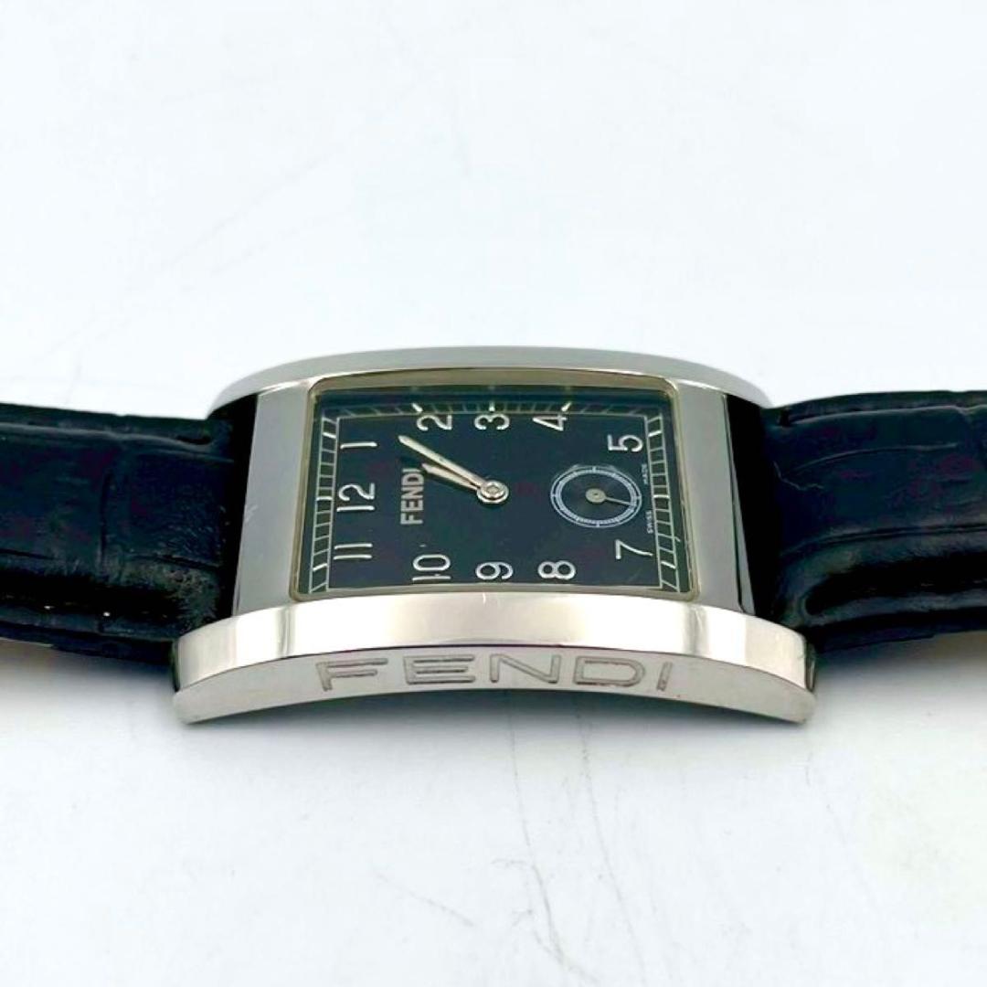 490 新品ベルト フェンディ 7000G 腕時計 スクエア オロロジ スモセコ
