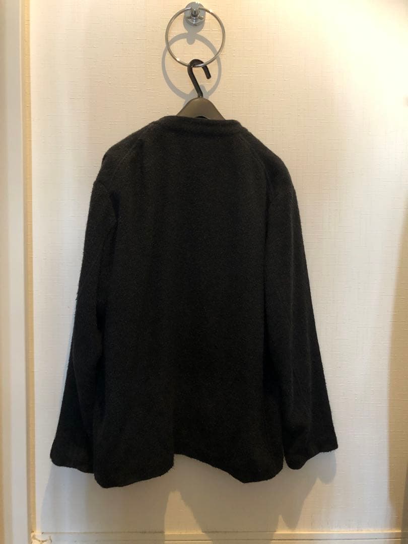 comoli 【名品】シルクモッサスタンドカラージャケットsize:3