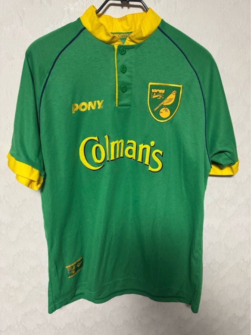 ノリッチ ノリッジ ユニフォーム 97-99 アウェイ PONY Lサイズ