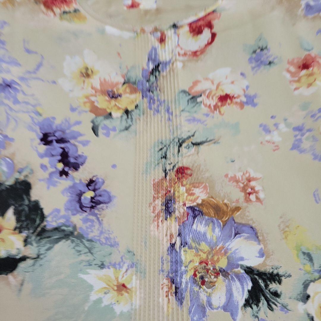 お値下げ未使用KANEKO ISAO 花柄フレンチ袖ワンピース