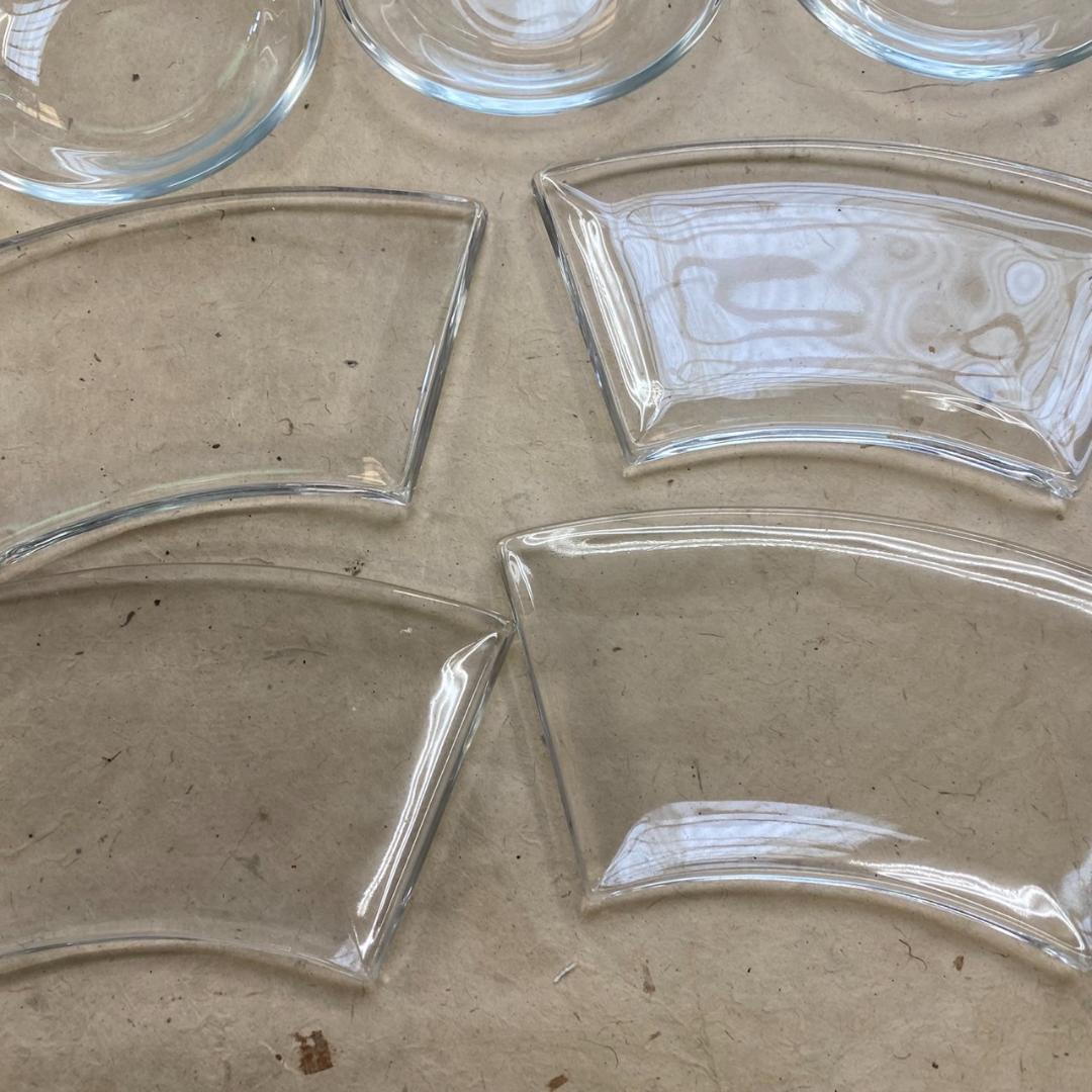 ★さと★銘々皿　丸8枚　扇型4枚合計12枚セットと馬毛すいの7800円