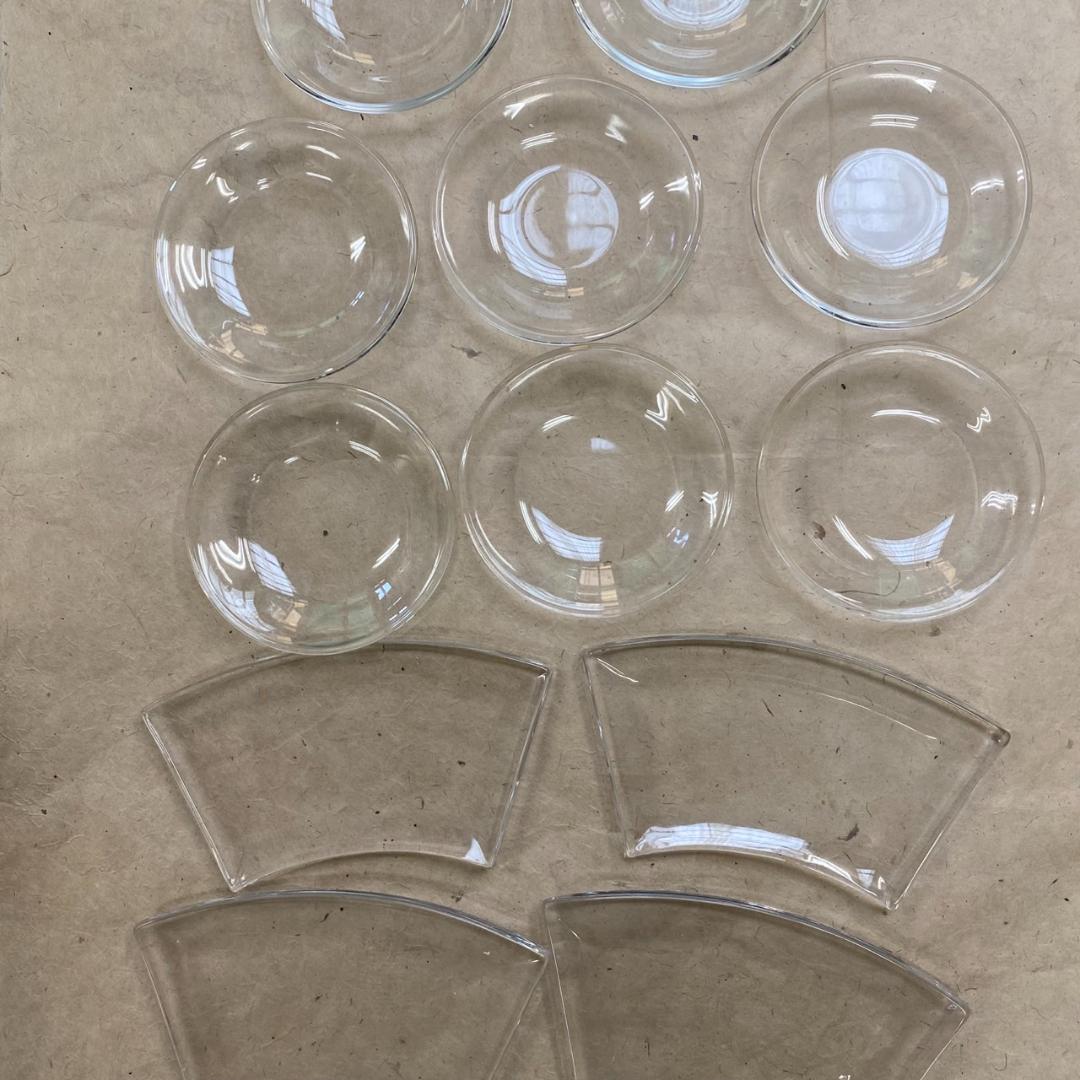 ★さと★銘々皿　丸8枚　扇型4枚合計12枚セットと馬毛すいの7800円