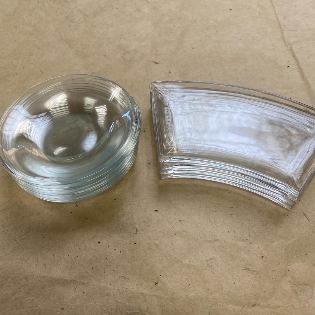 ★さと★銘々皿　丸8枚　扇型4枚合計12枚セットと馬毛すいの7800円