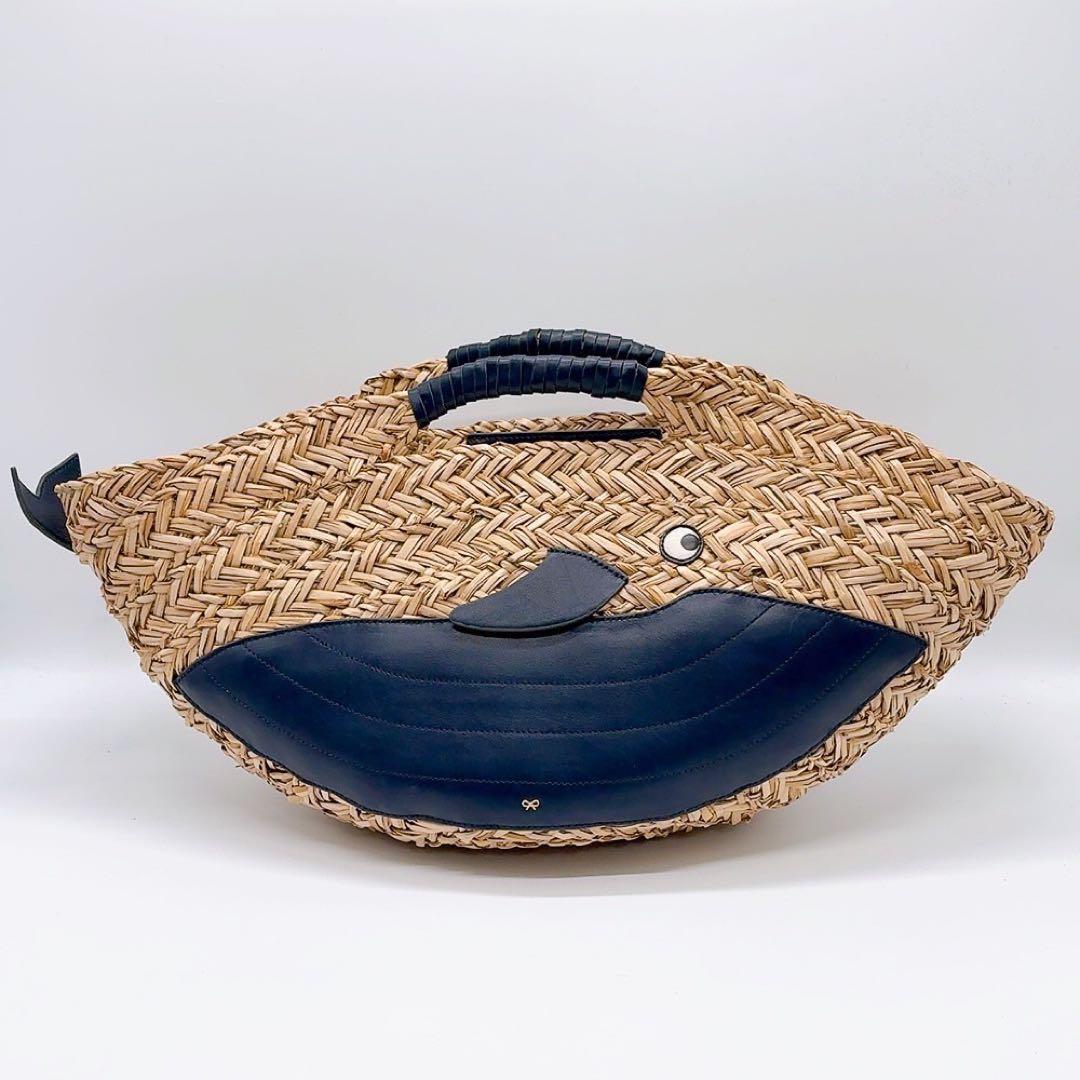 超激レア✨ アニハインドマーチ　ハンドバッグ　カゴバッグ ホエール　鯨