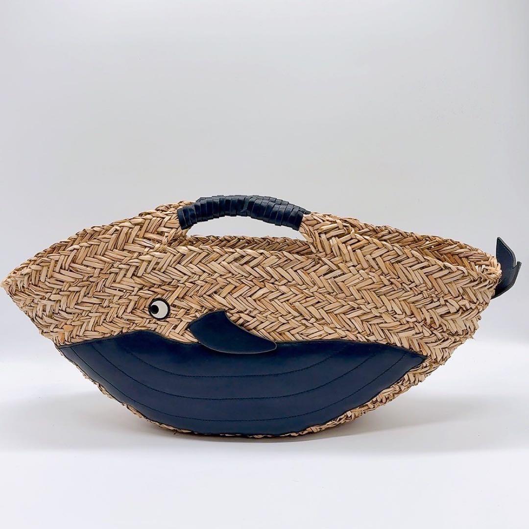 超激レア✨ アニハインドマーチ　ハンドバッグ　カゴバッグ ホエール　鯨