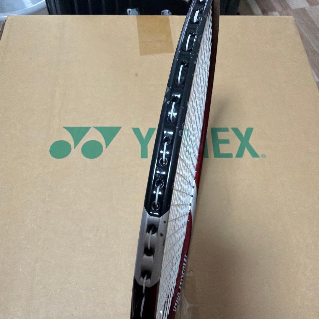 傷あり　YONEX Muscle Power 50 赤　バドミントンラケット