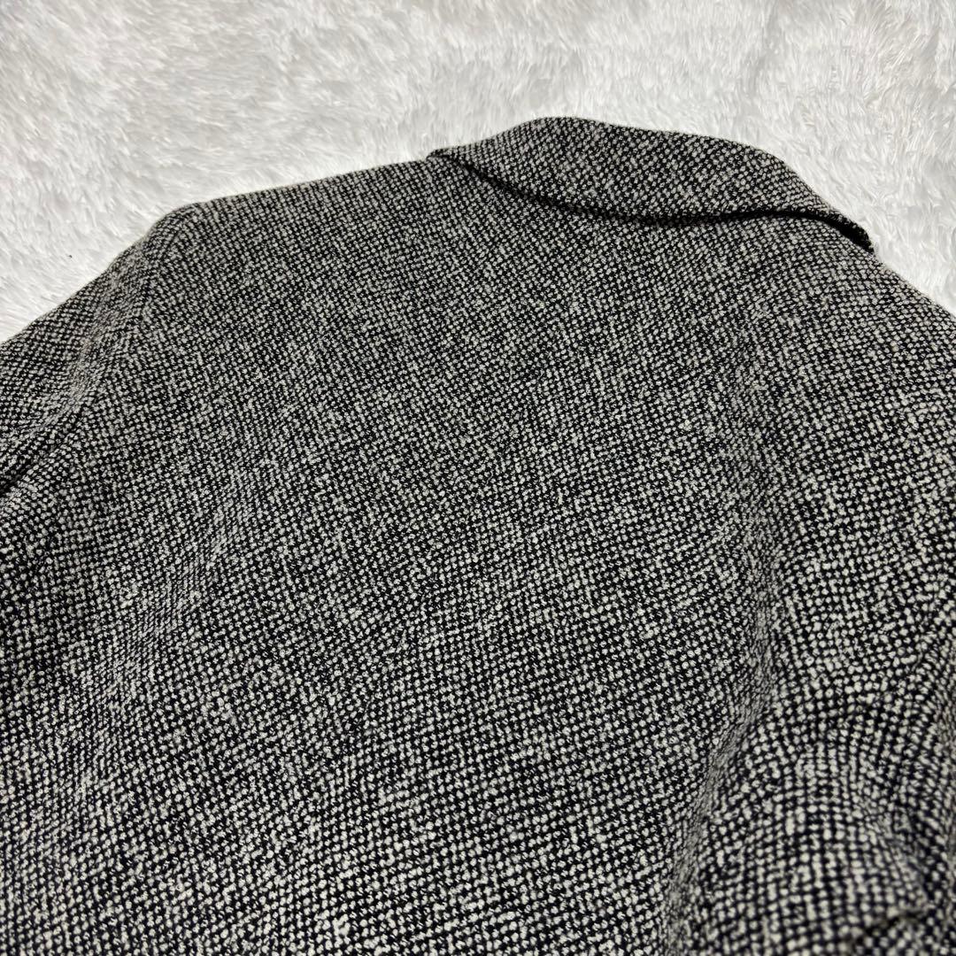 ぷるぷる 　MAX MARA 白タグ ツイード ウール テーラード