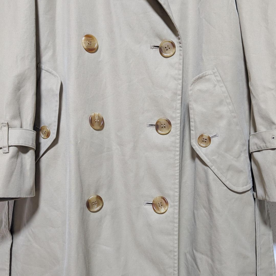 美品 80～90s バーバリー トレンチコート レディース 白タグ ベージュ22