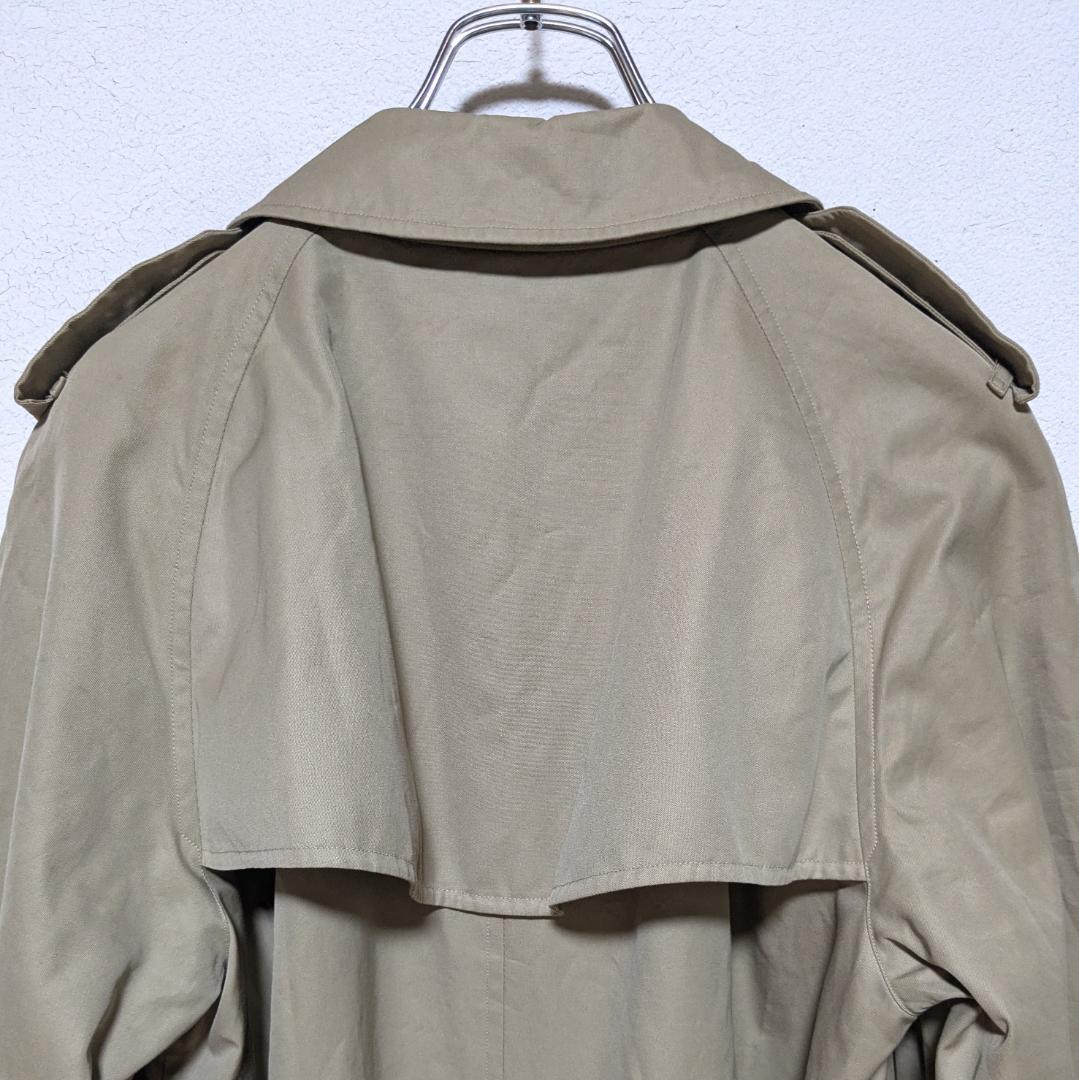 美品 80～90s バーバリー トレンチコート レディース 白タグ ベージュ22