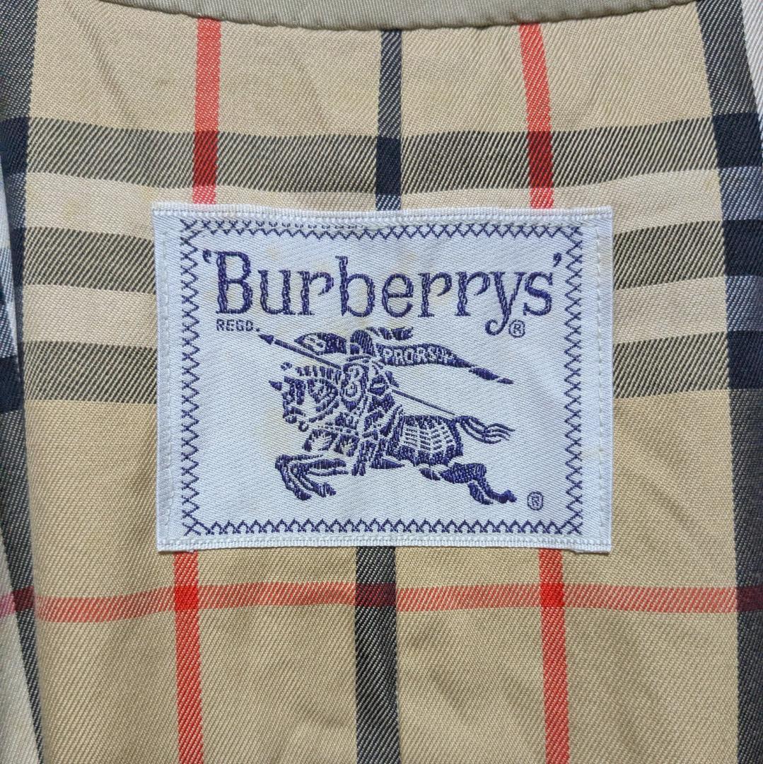 美品 80～90s バーバリー トレンチコート レディース 白タグ ベージュ22