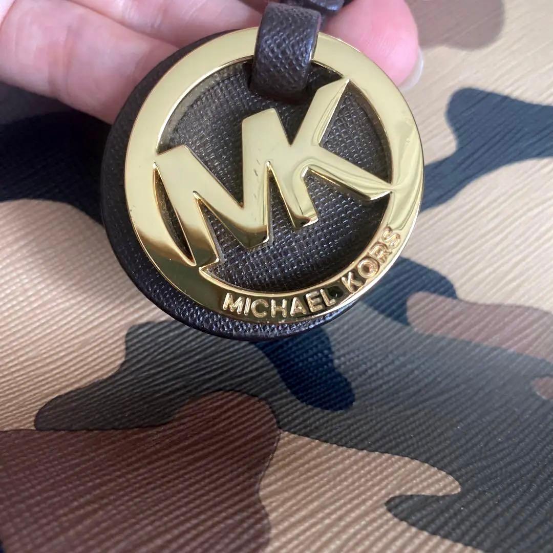 美品‼️ マイケルコース　迷彩柄ミニトートバッグ