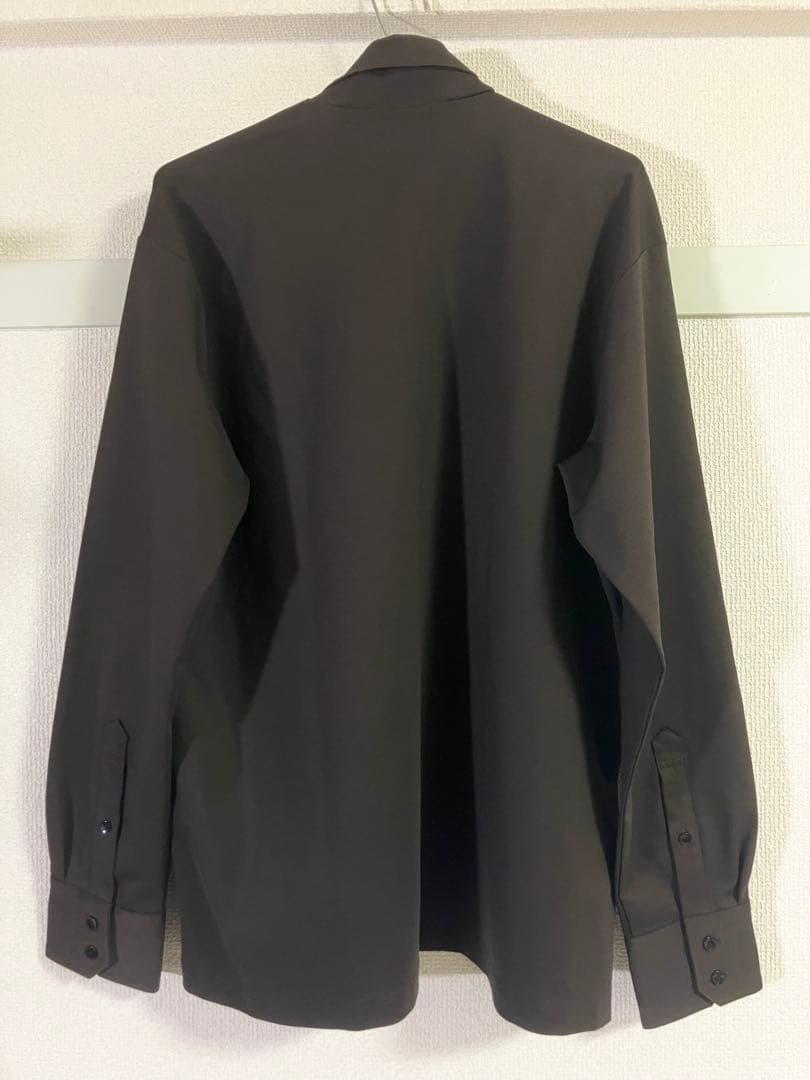 kolor ハイゲージコットンストレッチ ハイネック カットソー　ブラウン