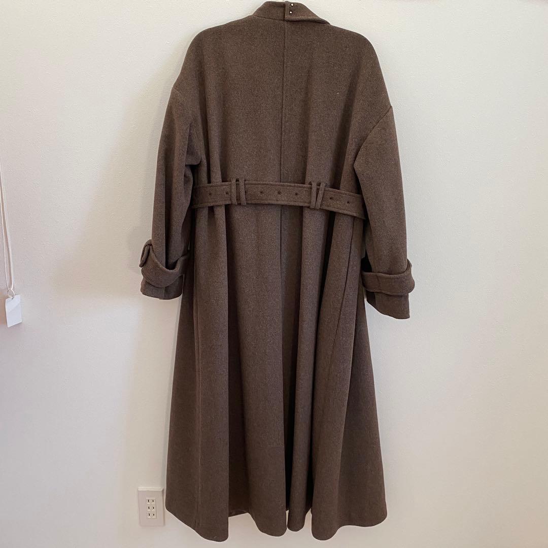完売品 andrea&co 2023 ロングコート ブラウン アウター