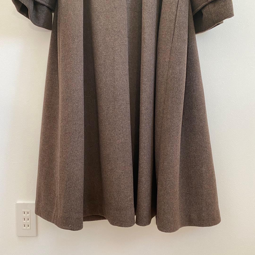 完売品 andrea&co 2023 ロングコート ブラウン アウター