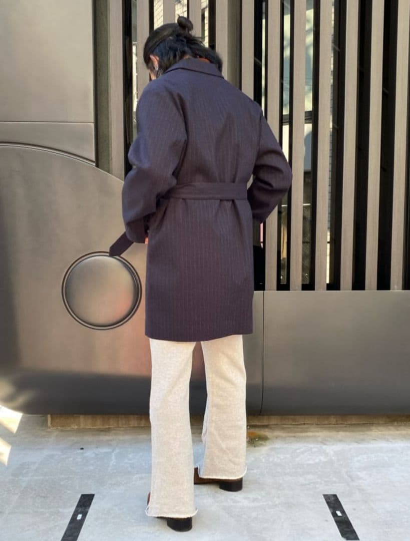 FOLL フォル ヘリテージストライプオーバーサイズジャケット