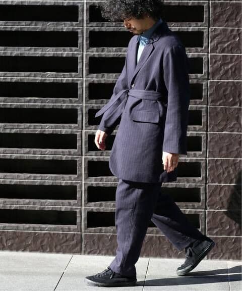 FOLL フォル ヘリテージストライプオーバーサイズジャケット