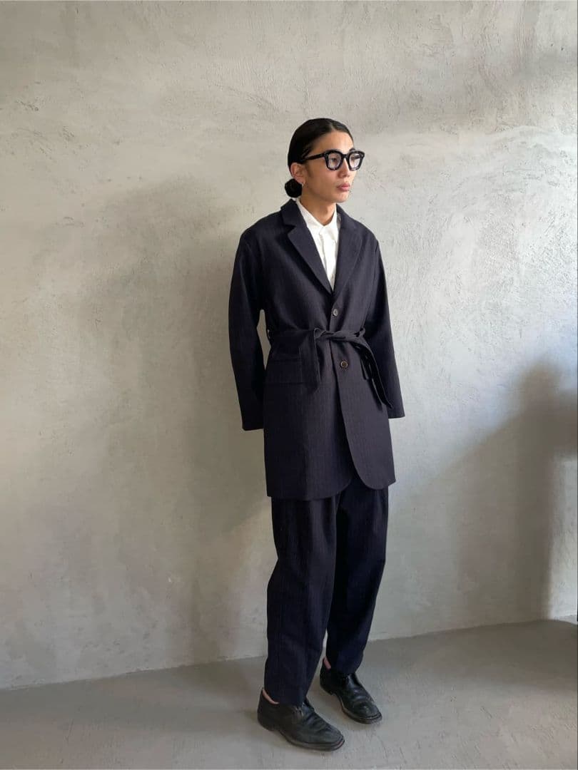 FOLL フォル ヘリテージストライプオーバーサイズジャケット