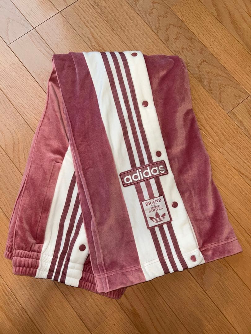 adidas w adibreak velour tt tpアディブレイク　XS