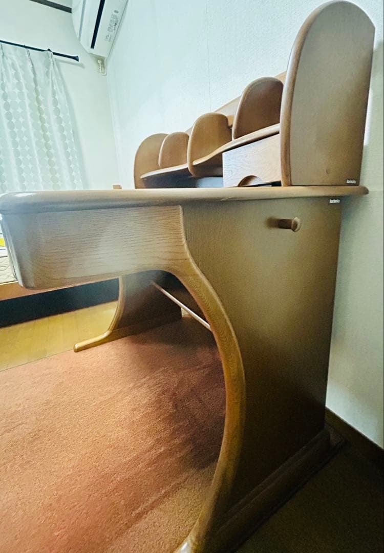 カリモク学習机本棚付き