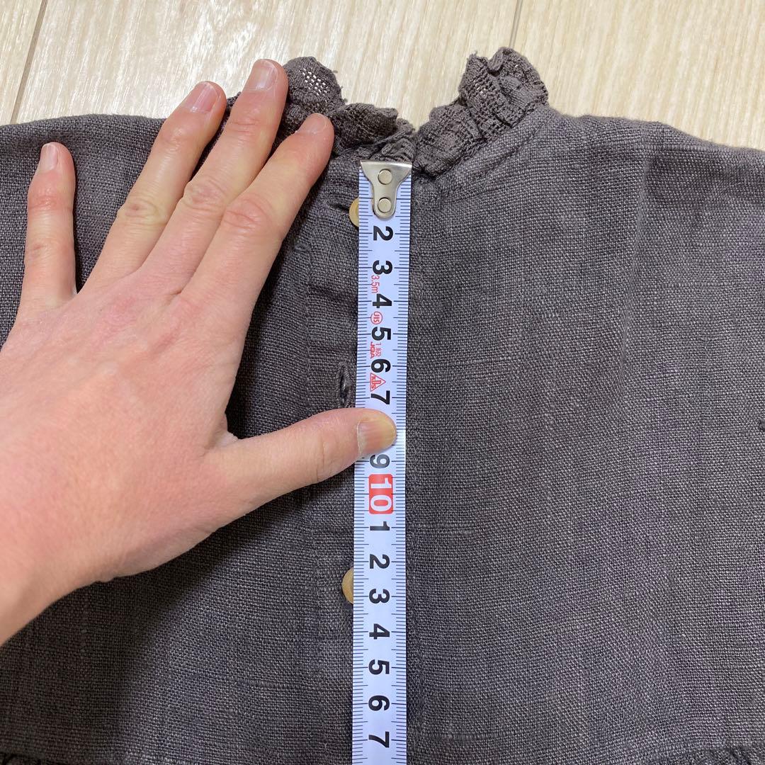 新品未使用　yellowpelota リネンワンピース　4y