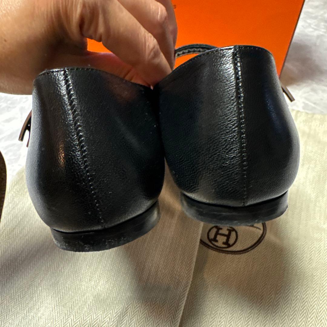 HERMES エルメス ジェーン バレエシューズ フラットシューズ　size37