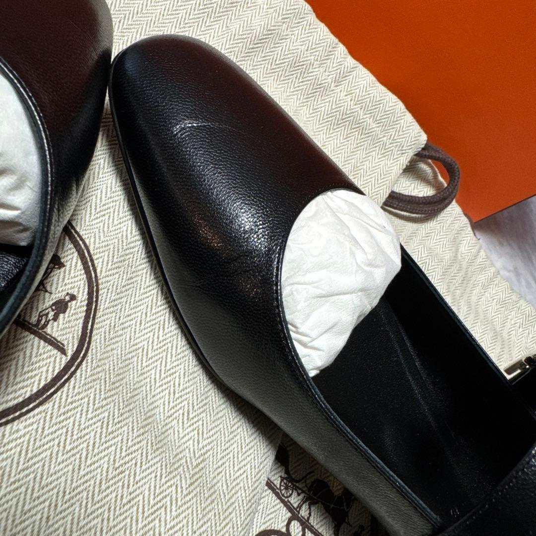 HERMES エルメス ジェーン バレエシューズ フラットシューズ　size37