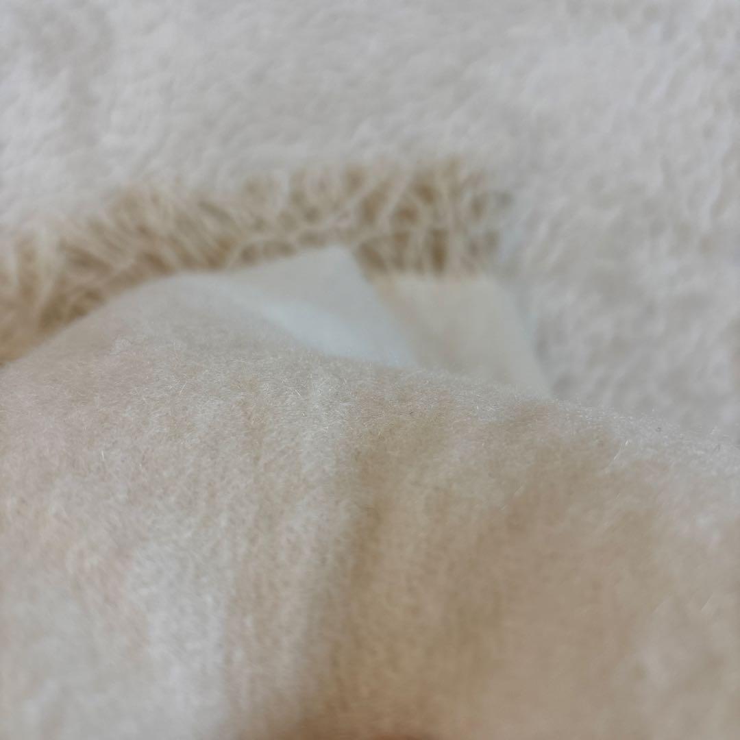 BARNEY'S NEW YORKカシミヤスカーフ Lサイズ アイボリー　現行品