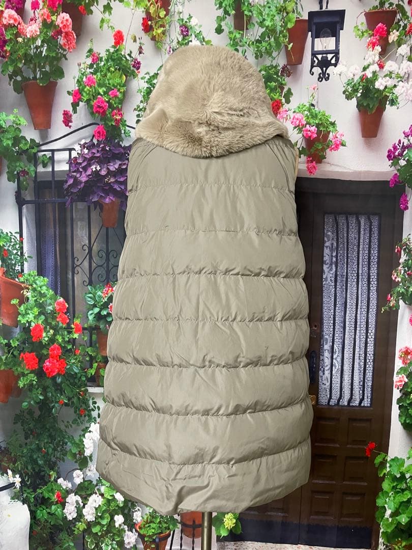 233新品koibitomisaki　エコファーたっぷり♪ダウン切り替えベスト