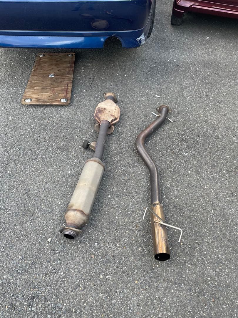 ガ*マ様 アルテッツァ バーディークラブ純正中間パイプ付