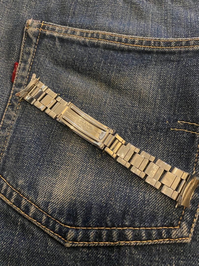 ヴィンテージ スイスリベットブレス7206 FF80 サブマリーナ　GMT