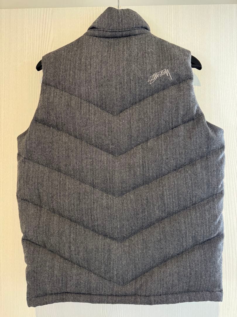 Stüssy ダウンベスト グレー Mサイズ
