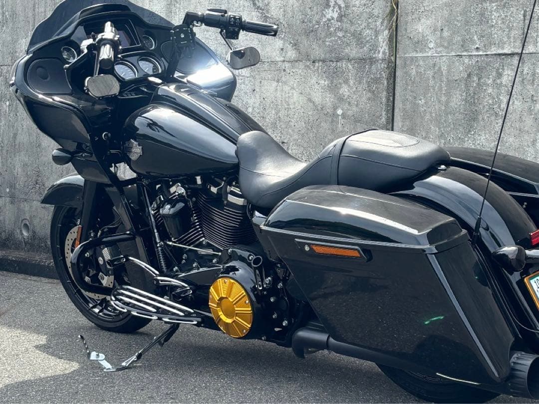 10ゲージ ダービーカバー ゴールド M8ツーリング用